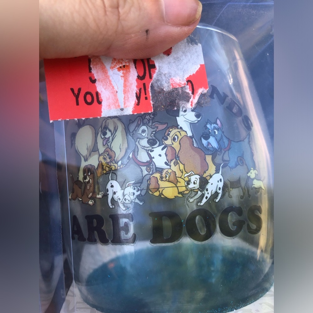 NEW IN BOX VINTAGE AUTHENTIC DISNEY DOGS GLASS - Picture 7 of 8